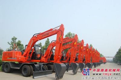 恒特重工42臺(tái)輪式挖掘機(jī)出口吉爾吉斯斯坦，彰顯中國制造實(shí)力